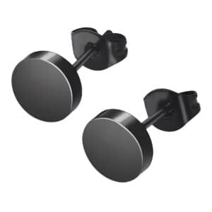 Boucle d'oreille puce noire