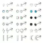 Boucles d'oreilles puces acier inoxydable