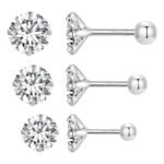 Boucles d'oreilles puces argent