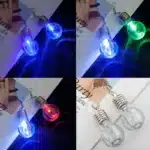 Boucles d'oreilles goutte d'ampoules colorées pour femmes, design unique, pendentif Shoous, brincos, cadeaux amusants pour amis, bijoux de fête, mode 2019 1