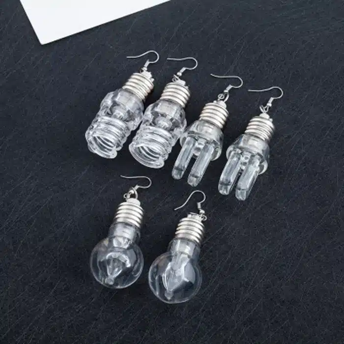 Boucles d'oreilles goutte d'ampoules colorées pour femmes, design unique, pendentif Shoous, brincos, cadeaux amusants pour amis, bijoux de fête, mode 2019 4