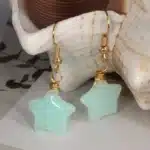 Boucles d'oreilles en pierre lumineuse pour femmes, jolies boucles d'oreilles en forme d'étoile qui brillent dans la nuit, ornements d'oreille tendance, bijoux cadeau 13