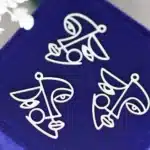 3 pièces Picasso Art abstrait dame visage Portrait pendentif en acier inoxydable breloques pour la fabrication de bijoux collier boucles d'oreilles bricolage accessoires 6