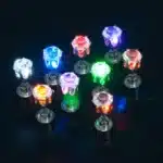 Boucles d'Oreilles LED Scintillantes de Style Coréen pour Femme, Accessoires de ixde Noël, 1 Pièce 1