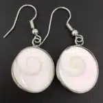 Bijoux fantaisie nacre coquille escargot femmes hommes Art boucle d'oreille MC7996 1