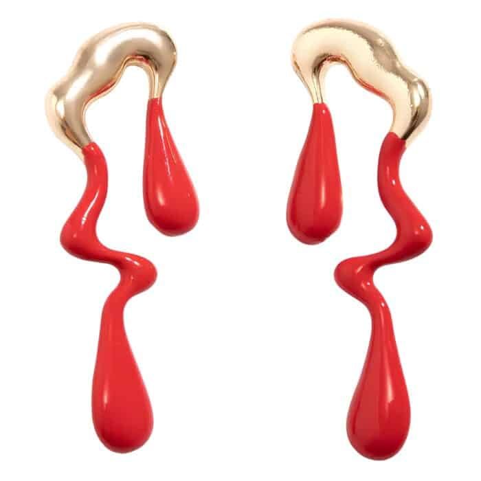 Boucles d'oreilles double gouttes