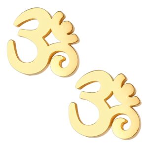 Boucle d'oreille homme Om