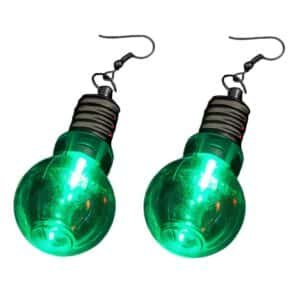 Boucles d'oreilles lumineuses ampoule