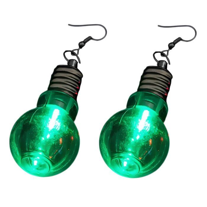 Boucles d'oreilles lumineuses ampoule