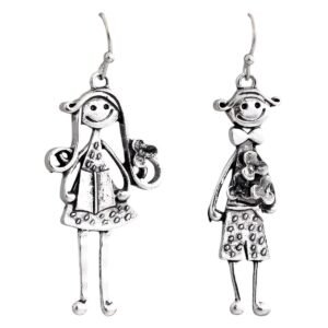 Boucles d'oreilles personnages vintages
