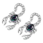 Boucles d'oreilles scorpion argent