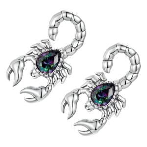 Boucles d'oreilles scorpion argent